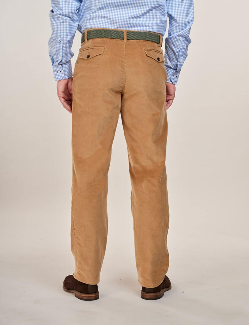 Beige corduroy trousers