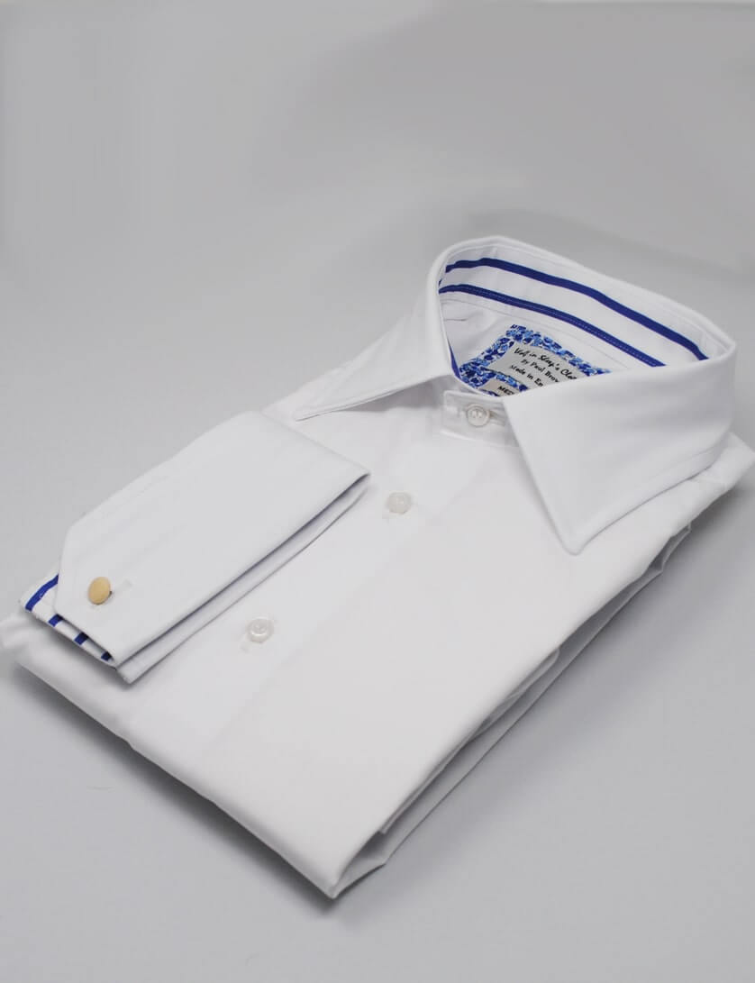 white double cuff shirt 