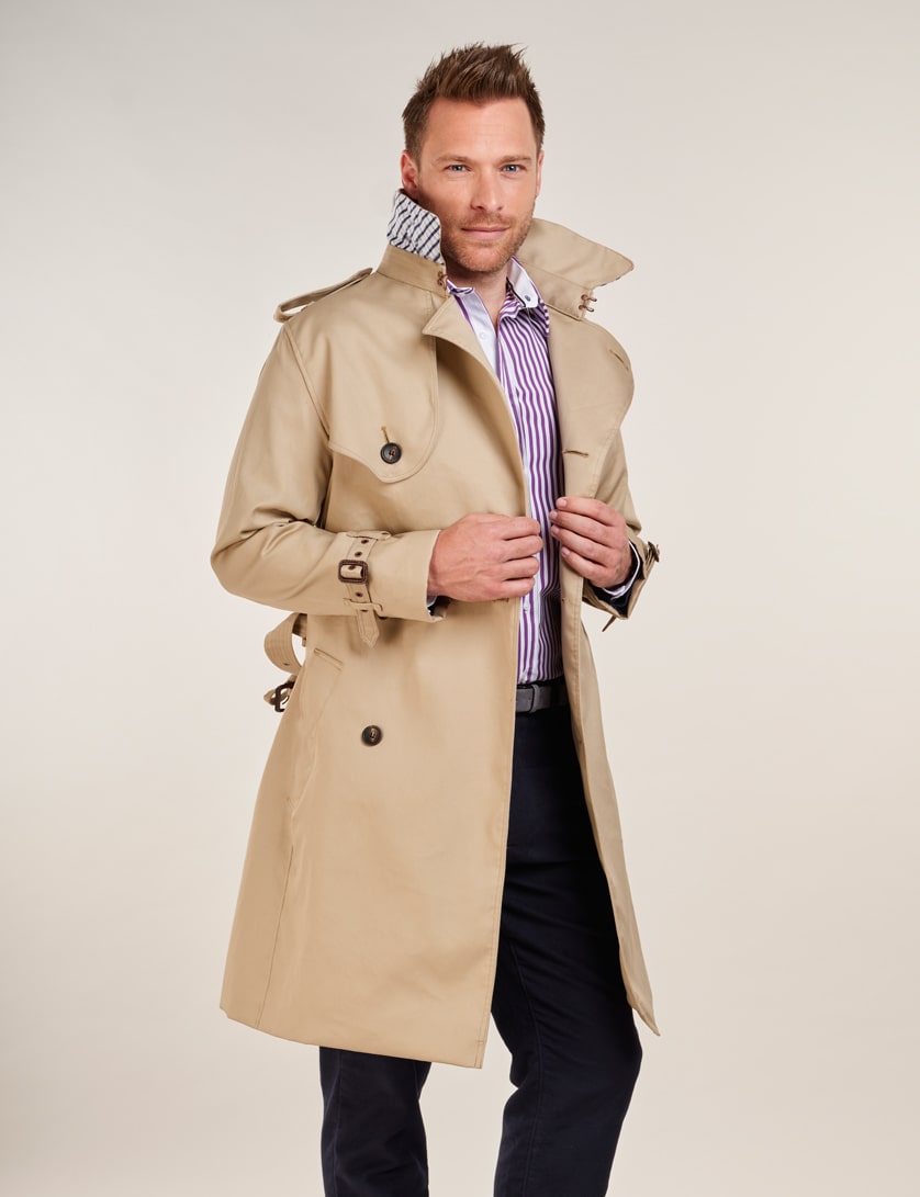 Stone Trench Coat