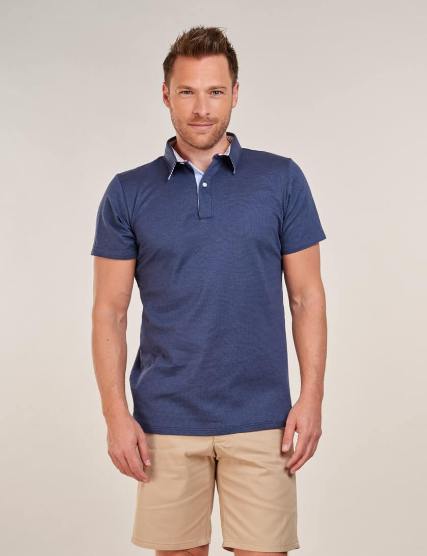 navy polo shirt 