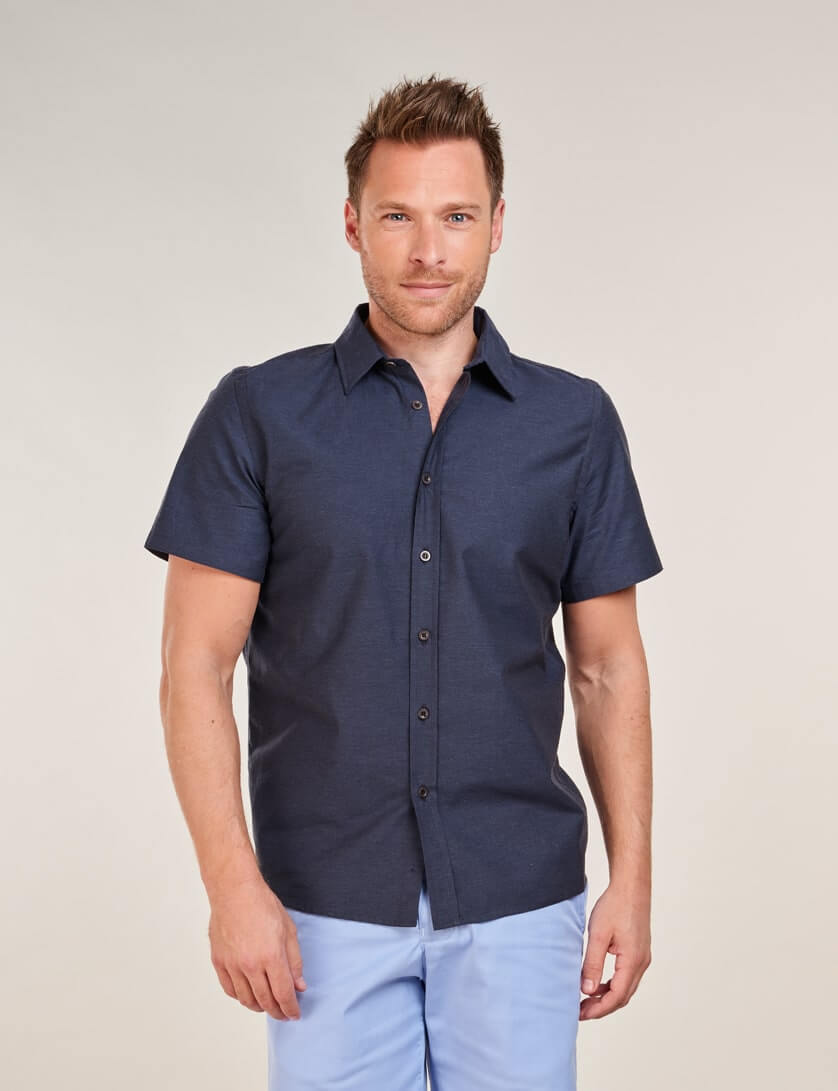 Navy Short Sleeve Shirt