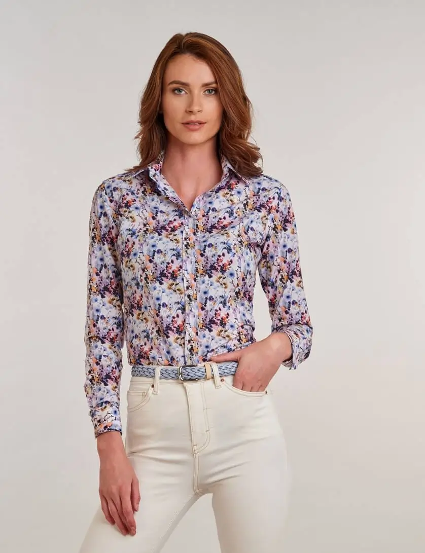 Floral Printed Shirt Women's