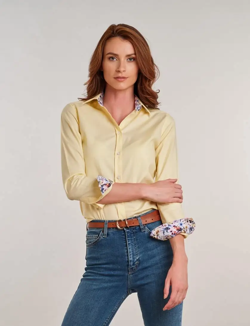 yellow organic blouse