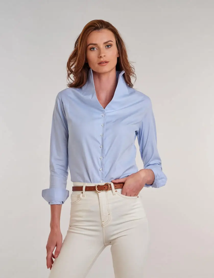 Blue Tulip Blouse