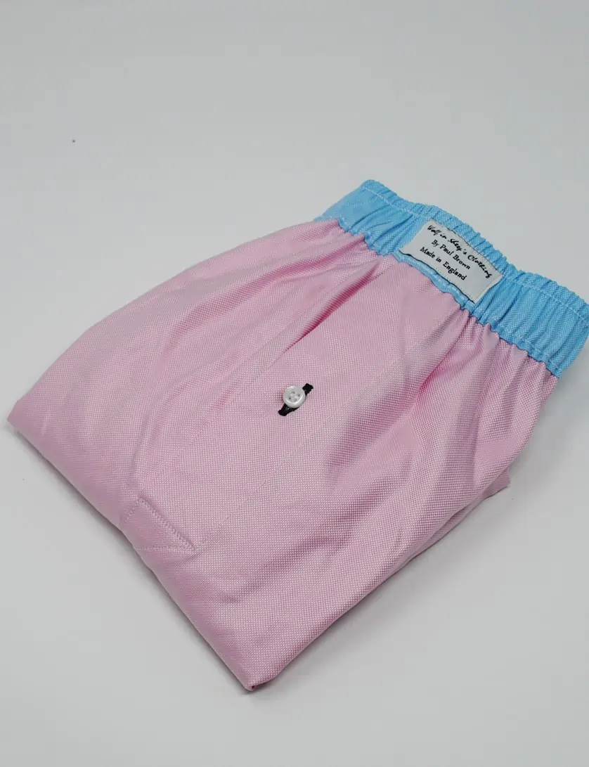 Pink & Blue Boxer Shorts