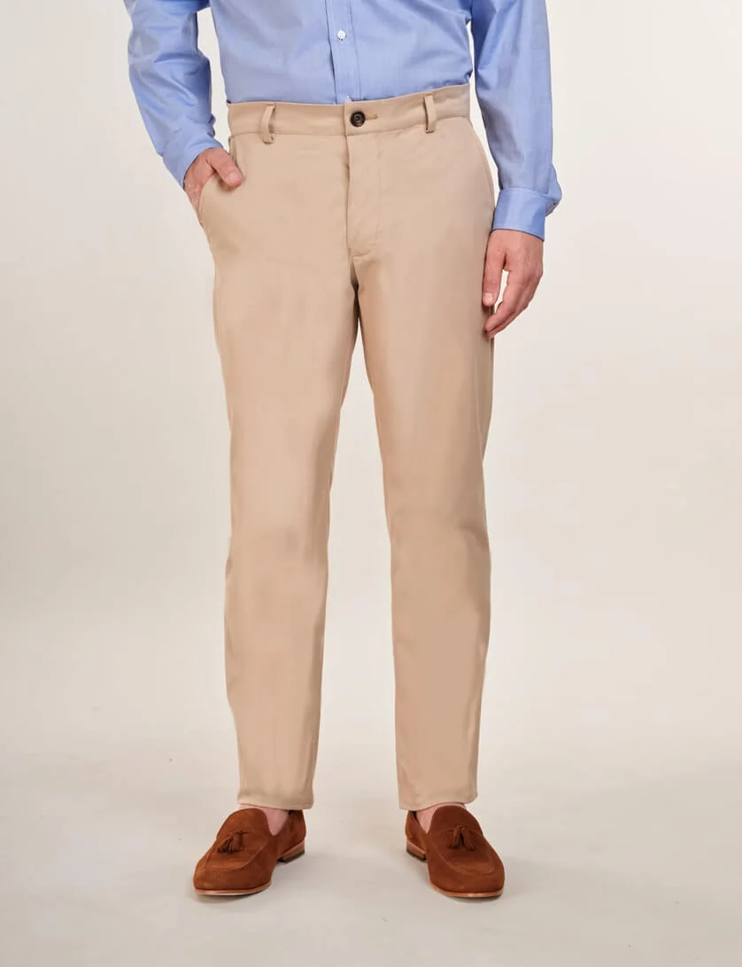 Beige Chinos (Medium Leg)