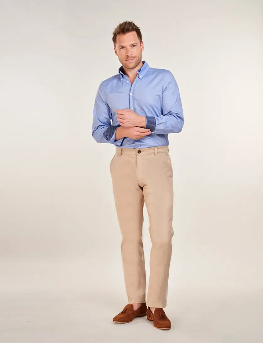 Beige Chinos (Medium Leg)