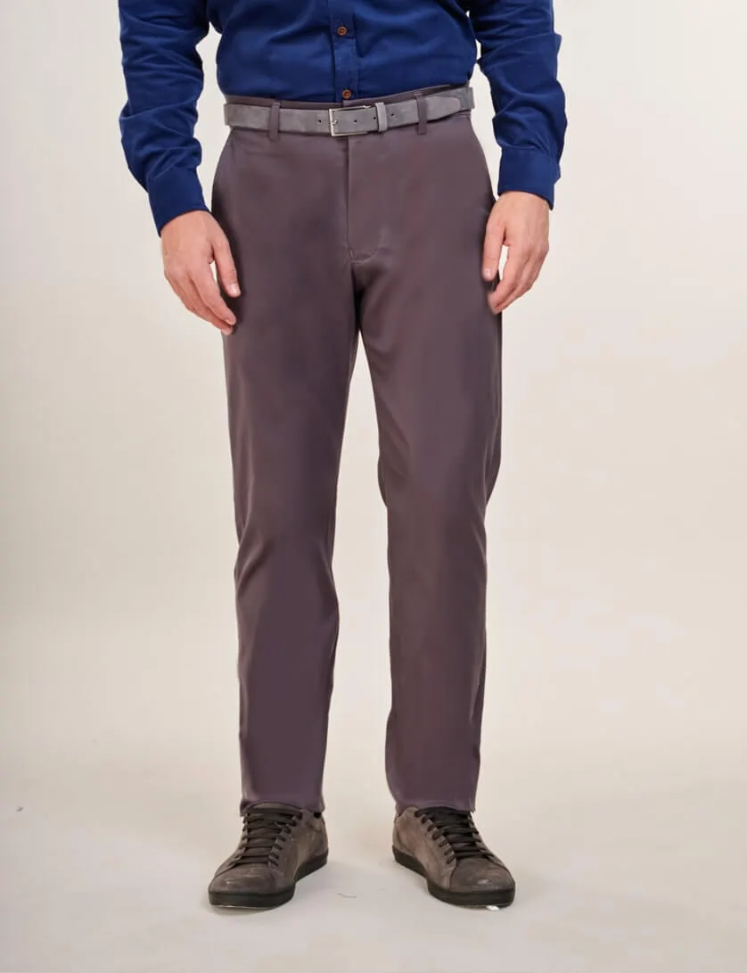 mens slim fit grey chino trousers
