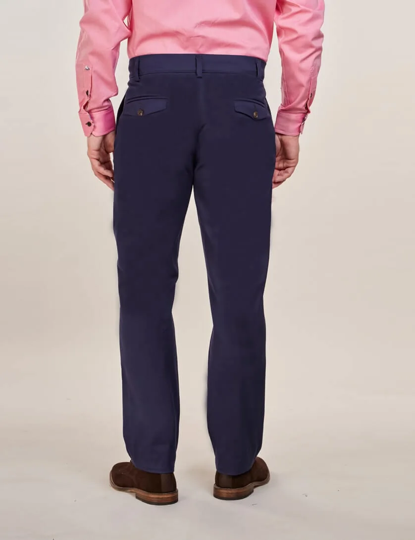 navy chinos