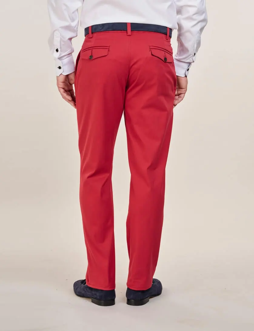 Mens Red Cotton Pant at Rs 300 | Men Cotton Trousers in Ludhiana | ID:  20909912633