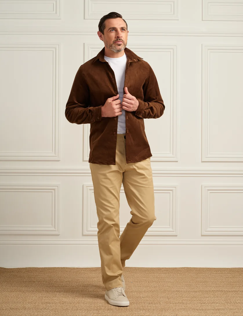 Brown Corduroy Shirt