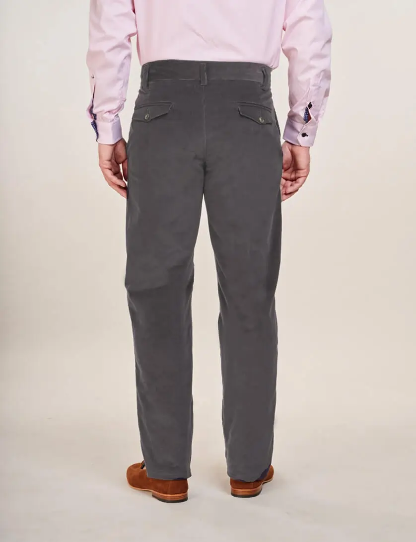grey cord trousers