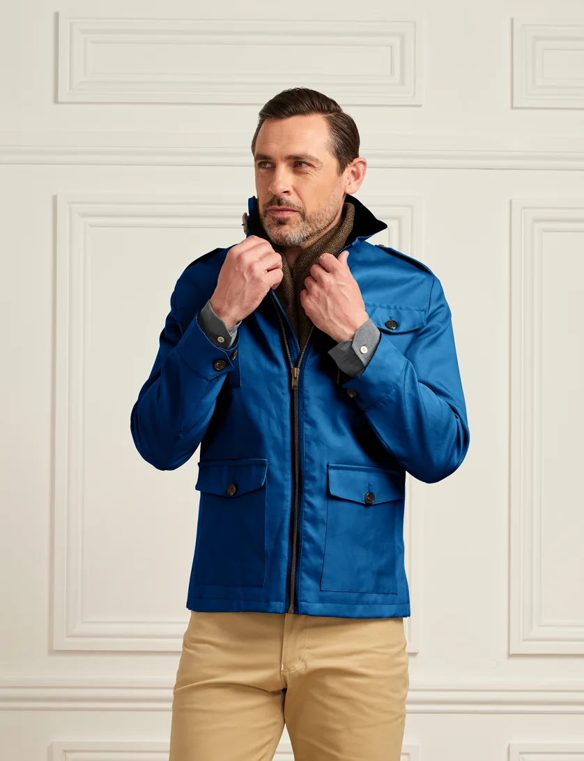 blue field jacket