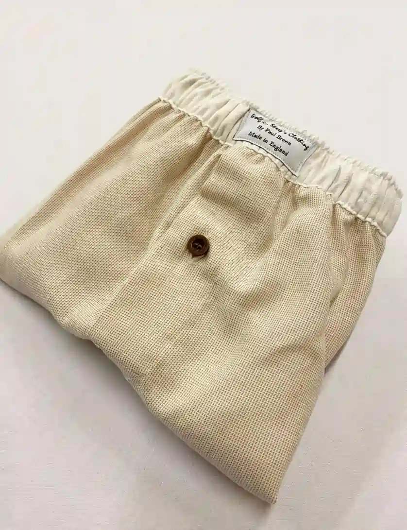 Organic Beige boxer shorts 