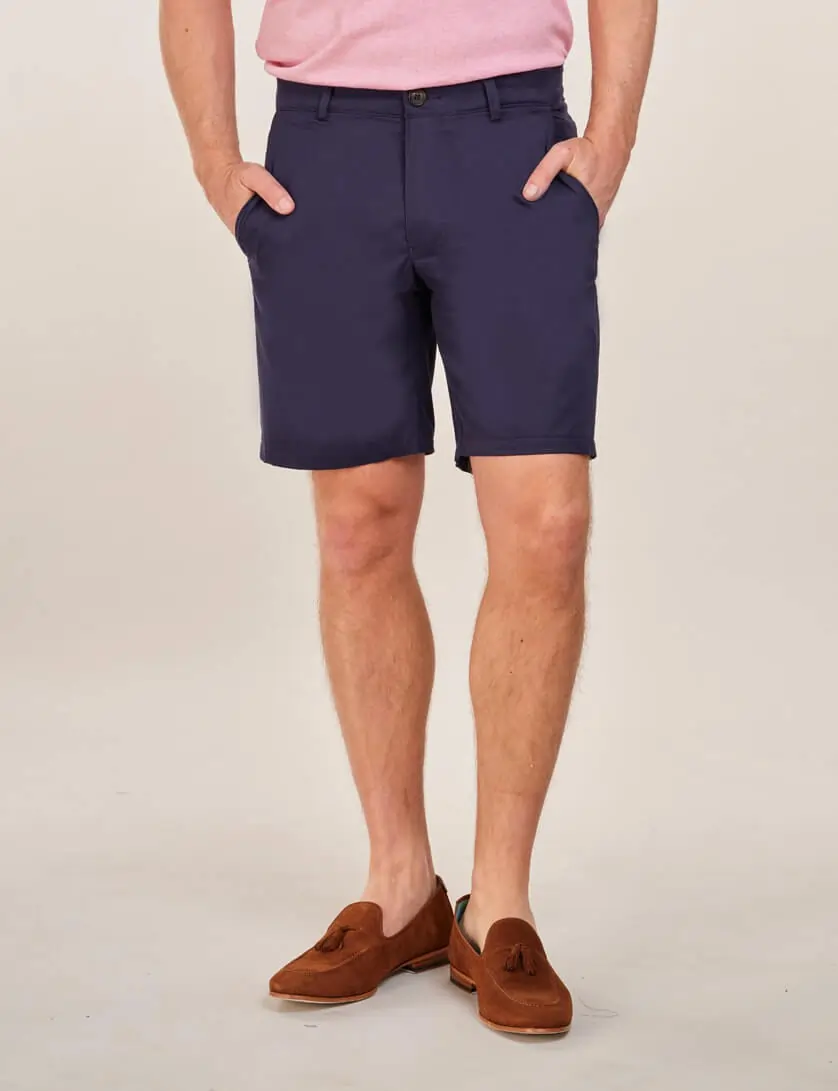 mens navy chino shorts short