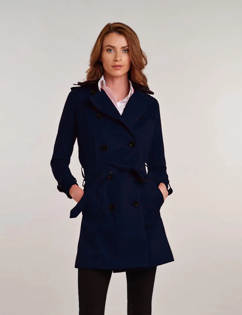 Navy Trench Coat