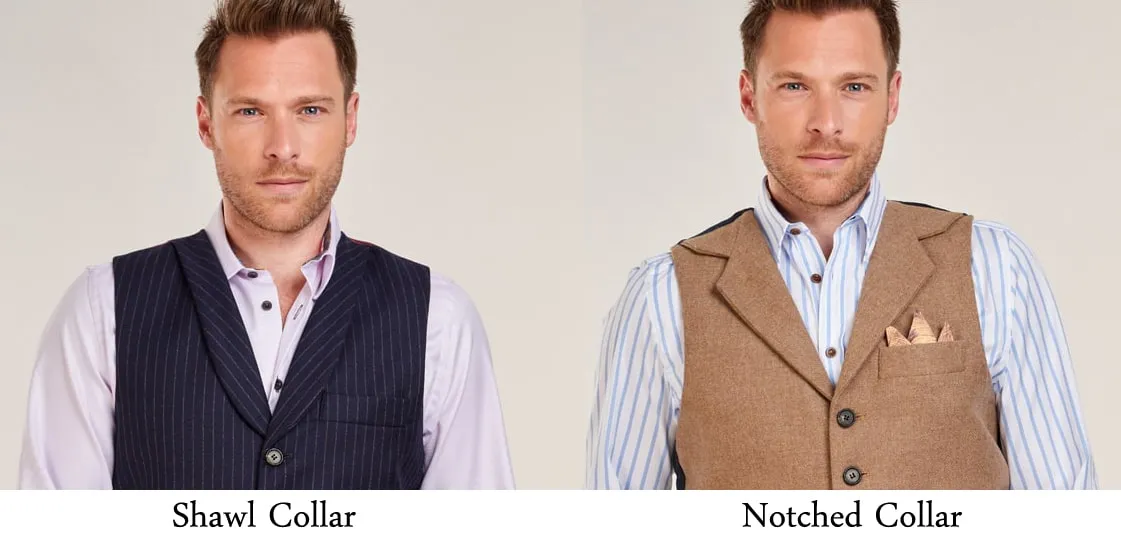 shawl vs notched collar