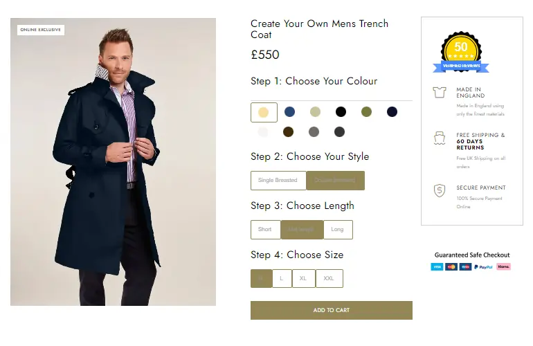create your own trench