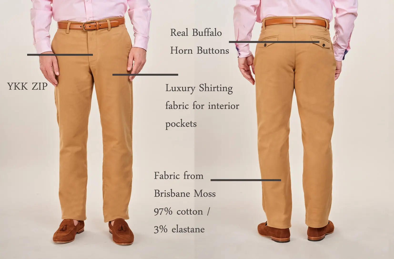 Mens Moleskin Trousers | Moleskin Trouser Collection For Men - WISC