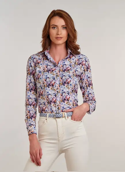 ladies printed shirt