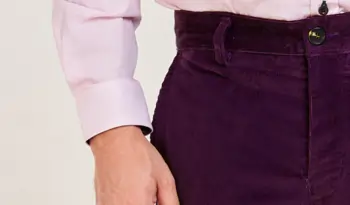 Purple Corduroy Trousers
